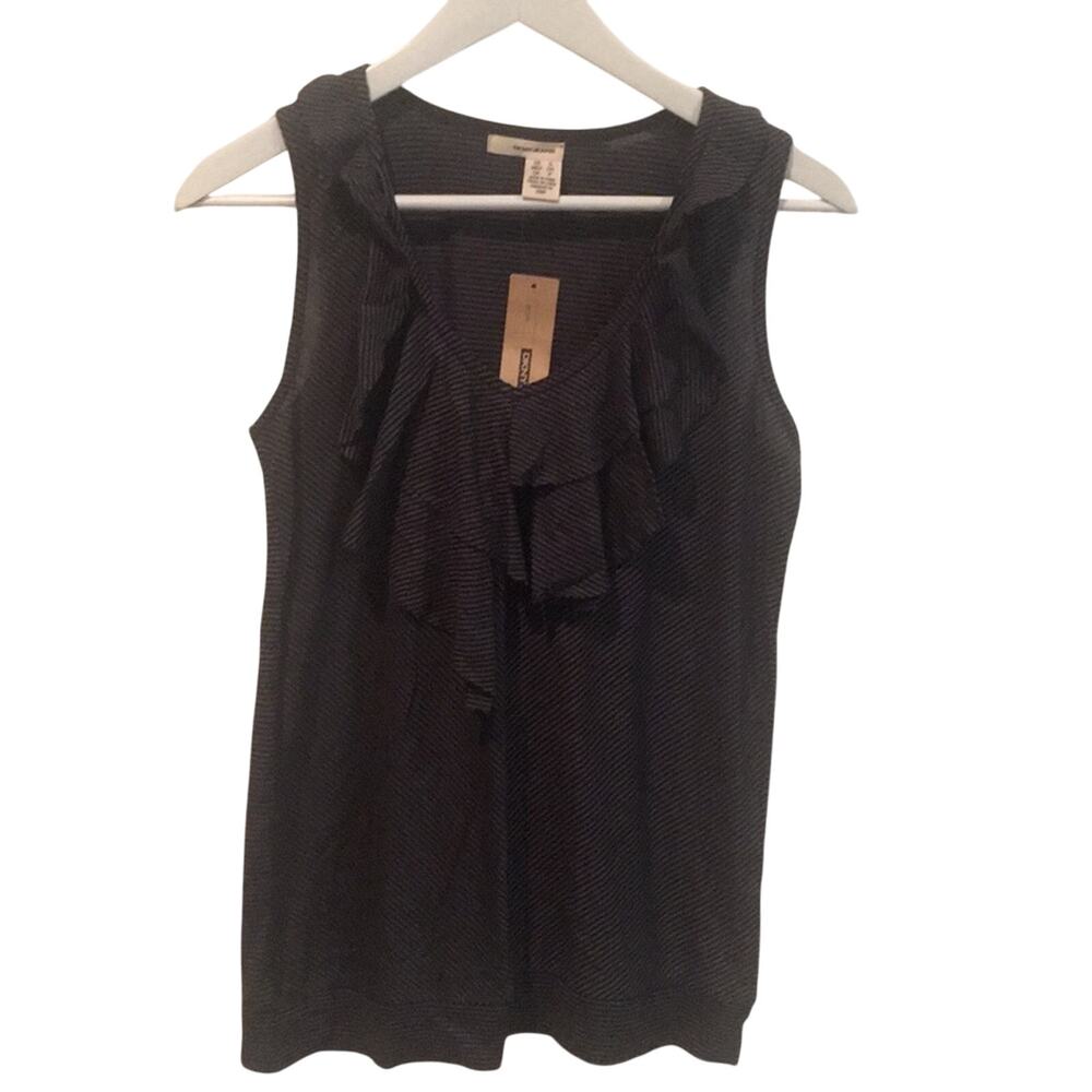DKNY Jeans ruffle tank New With Tags